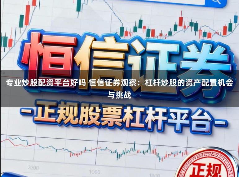专业炒股配资平台好吗 恒信证券观察:杠杆炒股的资产配置机会与挑战