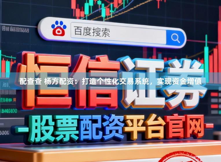 配查查 杨方配资：打造个性化交易系统，实现资金增值